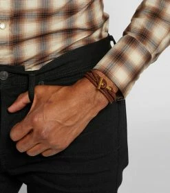 TOM FORD Braided Leather Bracelet TAG Bracelets -Tom Ford Store tom ford braided leather bracelet 16482323 31916507 1000