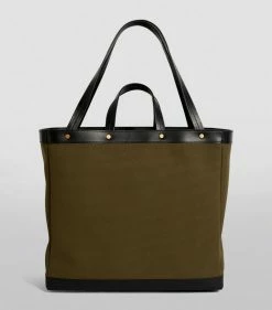 TOM FORD Canvas T Screw Tote Bag C4101 Top Handle Bags -Tom Ford Store tom ford canvas t screw tote bag 16455526 31894468 1000
