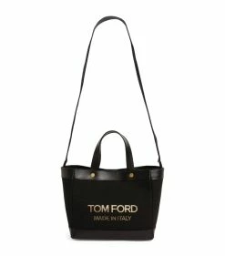 TOM FORD Canvas T Screw Tote Bag C9203 Tote Bags