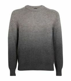 TOM FORD Cashmere-Blend Ombre Sweater 032 MD GRY SLD Jumpers
