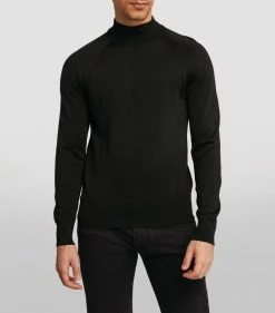 TOM FORD Cashmere-Blend Vanis Sweater 001 BLK SLD Jumpers -Tom Ford Store tom ford cashmere blend vanis sweater 17532665 36947682 1000