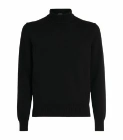 TOM FORD Cashmere Rollneck Sweater 001 BLK SLD Jumpers