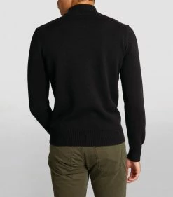 TOM FORD Cashmere Rollneck Sweater 001 BLK SLD Jumpers -Tom Ford Store tom ford cashmere rollneck sweater 17201310 34802462 1000