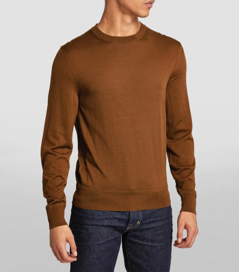 TOM FORD Cashmere-Silk Sweater 202 DK BRW SLD Jumpers 3 TOM FORD Cashmere-Silk Sweater 202 DK BRW SLD Jumpers - Image 3