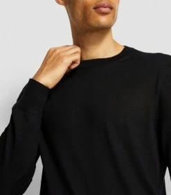 TOM FORD Cashmere-Silk Sweater 001 BLK SLD Jumpers -Tom Ford Store tom ford cashmere silk sweater 17531589 37194529 1000
