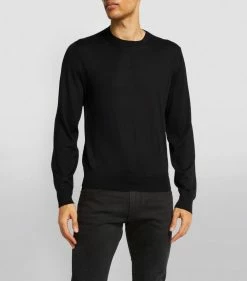 TOM FORD Cashmere-Silk Sweater 001 BLK SLD Jumpers -Tom Ford Store tom ford cashmere silk sweater 17531589 37196034 1000