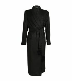 TOM FORD Cashmere Twill Robe 001 BLK SLD Dressing Gowns