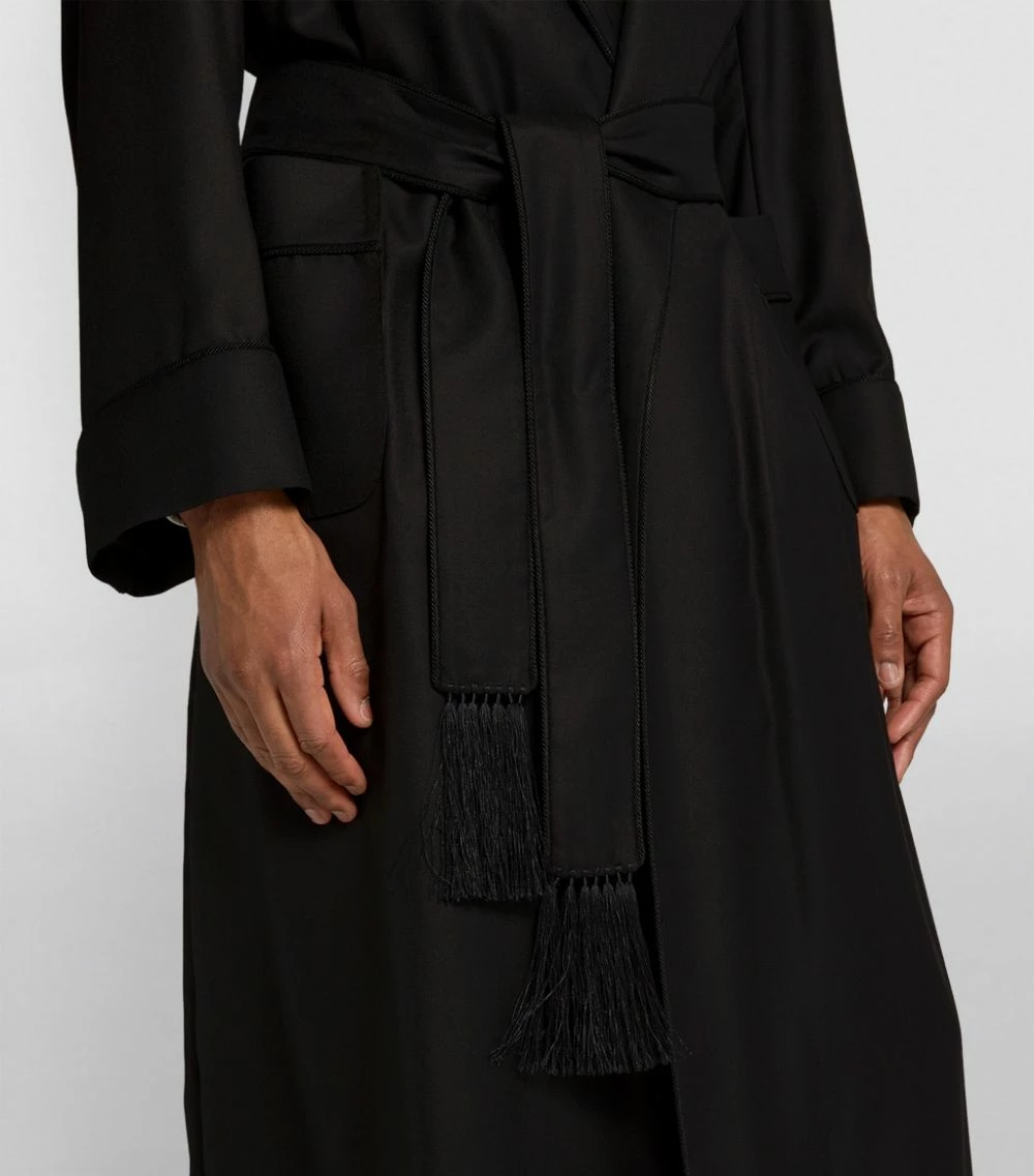 TOM FORD Cashmere Twill Robe 001 BLK SLD Dressing Gowns 6 TOM FORD Cashmere Twill Robe 001 BLK SLD Dressing Gowns - Image 6