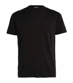 TOM FORD Classic T-Shirt 001 BLK SLD Printed T-Shirts