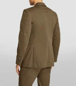 TOM FORD Cotton-Cashmere O'Connor Tailored Jacket 302 DK GRN SLD Blazers -Tom Ford Store tom ford cotton cashmere oconnor tailored jacket 17531548 37532234 1000