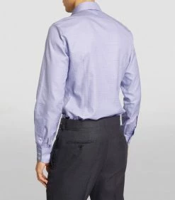 TOM FORD Cotton Check Slim-Fit Shirt 426 MD BLU CK Formal Shirts -Tom Ford Store tom ford cotton check slim fit shirt 17532607 36805808 1000