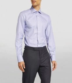 TOM FORD Cotton Check Slim-Fit Shirt 426 MD BLU CK Formal Shirts -Tom Ford Store tom ford cotton check slim fit shirt 17532607 36806831 1000