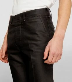 TOM FORD Cotton Chinos 202 DK BRW SLD -Tom Ford Store tom ford cotton chinos 17532633 37070491 1000