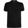 TOM FORD Cotton Polo Shirt 001 BLK SLD Polo Shirts