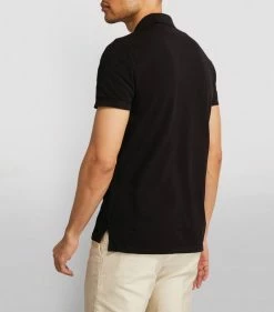 TOM FORD Cotton Polo Shirt 001 BLK SLD Polo Shirts -Tom Ford Store tom ford cotton polo shirt 16904289 33532980 1000