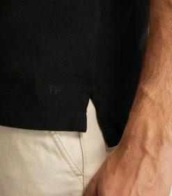 TOM FORD Cotton Polo Shirt 001 BLK SLD Polo Shirts -Tom Ford Store tom ford cotton polo shirt 16904289 33532997 1000