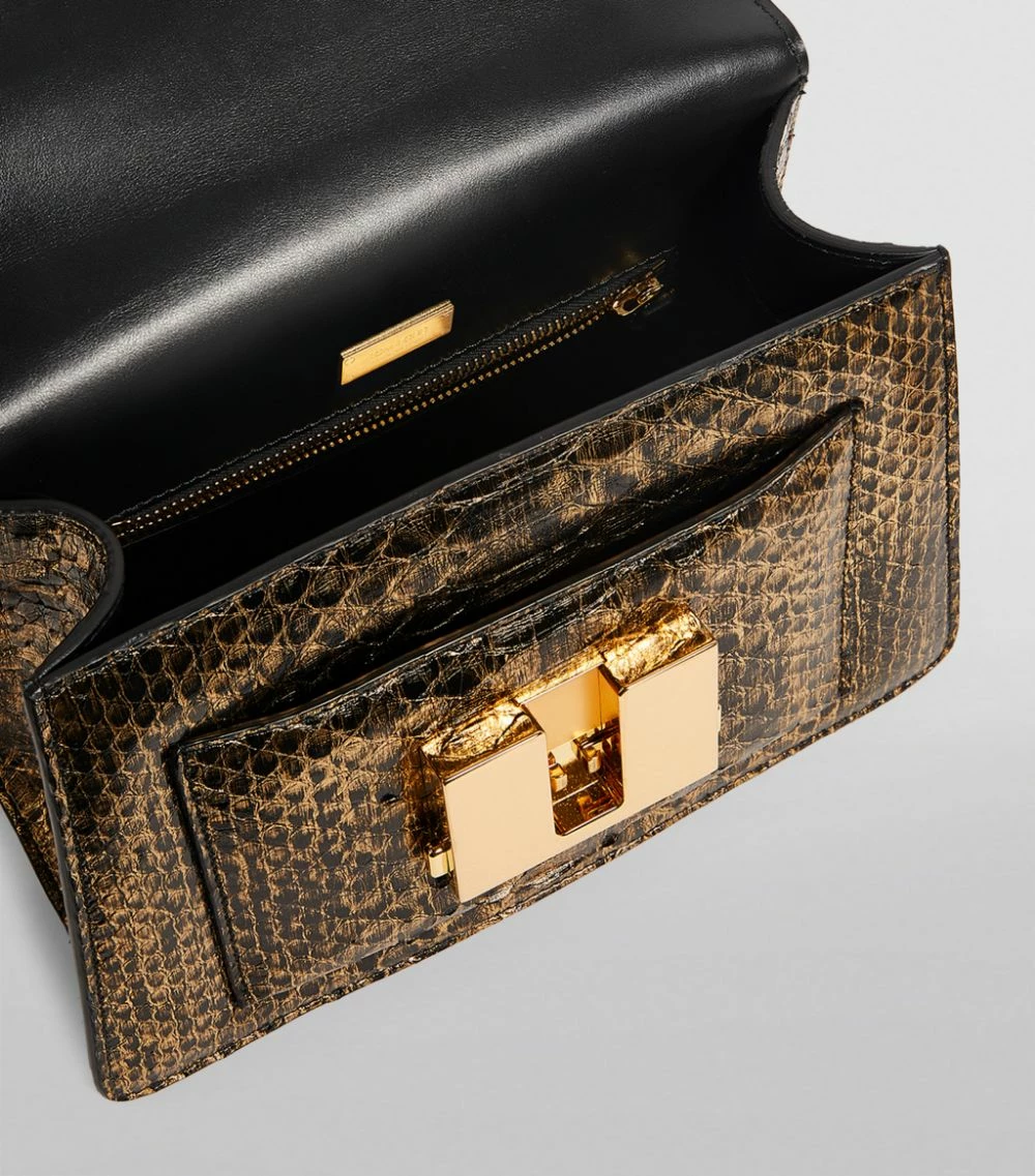 TOM FORD Croc-Embossed Leather 001 Top-Handle Bag U2006 Top Handle Bags 6 TOM FORD Croc-Embossed Leather 001 Top-Handle Bag U2006 Top Handle Bags - Image 6