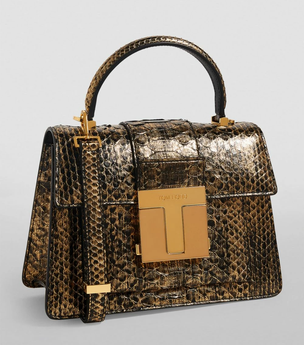 TOM FORD Croc-Embossed Leather 001 Top-Handle Bag U2006 Top Handle Bags 3 TOM FORD Croc-Embossed Leather 001 Top-Handle Bag U2006 Top Handle Bags - Image 3