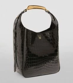 TOM FORD Croc-Embossed Shoulder Bag u9000 Shoulder Bags -Tom Ford Store tom ford croc embossed shoulder bag 17288009 35320095 1000