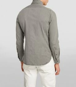 TOM FORD Denim Shirt 023 LT GRY SLD Casual Shirts -Tom Ford Store tom ford denim shirt 17530941 37057009 1000
