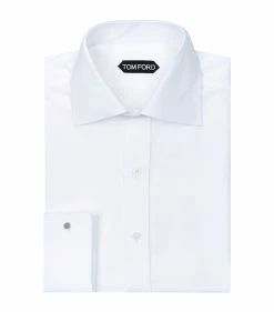 TOM FORD French Cuff Shirt 100 WHT Formal Shirts