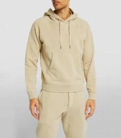 TOM FORD Garment-Dyed Hoodie 272 LT BGE SLD Hoodies -Tom Ford Store tom ford garment dyed hoodie 17531569 37208472 1000