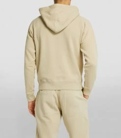 TOM FORD Garment-Dyed Hoodie 272 LT BGE SLD Hoodies -Tom Ford Store tom ford garment dyed hoodie 17531569 37209499 1000