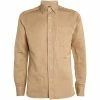 TOM FORD Garment-Dyed Shirt 262 MD BGE SLD Casual Shirts