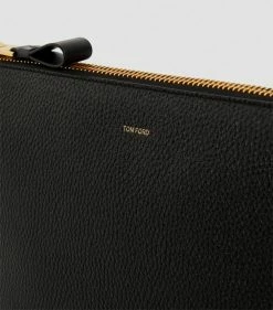 TOM FORD Large Leather Zipped Pouch BLKBLACK Pouches 13 TOM FORD Large Leather Zipped Pouch BLKBLACK Pouches -Tom Ford Store tom ford large leather zipped pouch 15096948 25649120 1000