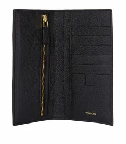 TOM FORD Leather Bifold Wallet BLK BLK Wallets -Tom Ford Store tom ford leather bifold wallet 14999718 25413042 1000
