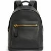 TOM FORD Leather Buckley Backpack BLK BLACK Backpacks
