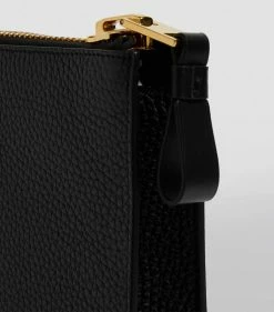 TOM FORD Leather Buckley Zip Pouch BLK BLK Pouches -Tom Ford Store tom ford leather buckley zip pouch 14823498 25389673 1000