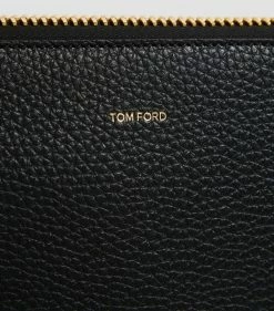 TOM FORD Leather Buckley Zip Pouch BLK BLK Pouches -Tom Ford Store tom ford leather buckley zip pouch 14823498 25389688 1000