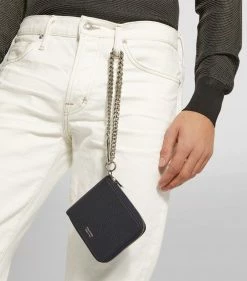 TOM FORD Leather Chain Wallet DNVNAVY Wallets -Tom Ford Store tom ford leather chain wallet 15263410 33431155 1000