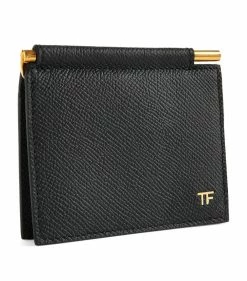 TOM FORD Leather Money Clip Wallet U9000 BLACK Wallets -Tom Ford Store tom ford leather money clip wallet 17511925 37084968 1000