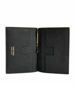 TOM FORD Leather Money Clip Wallet U9000 BLACK Wallets -Tom Ford Store tom ford leather money clip wallet 17511925 37086836 1000