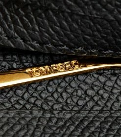 TOM FORD Leather Money Clip Wallet U9000 BLACK Wallets -Tom Ford Store tom ford leather money clip wallet 17511925 37086840 1000