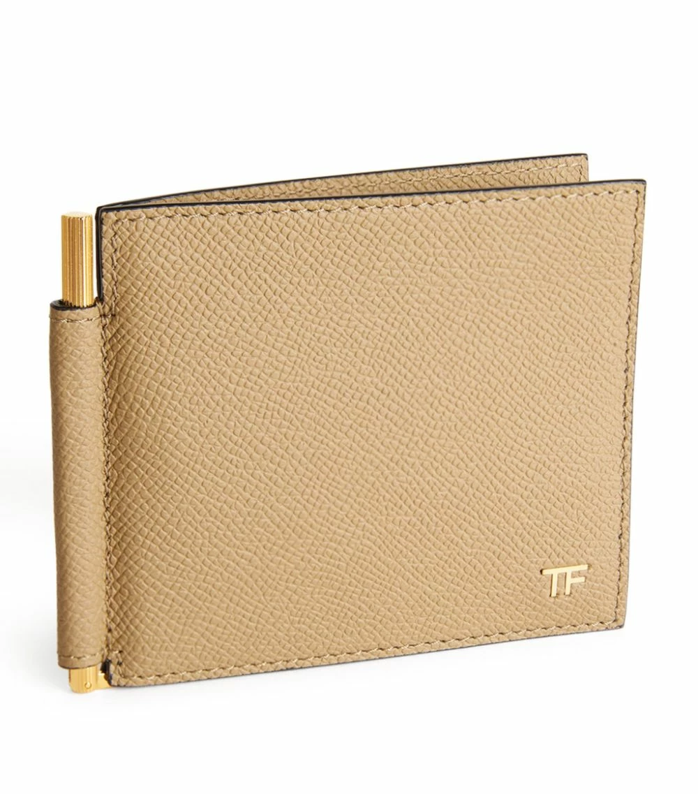 TOM FORD Leather Money Clip Wallet U7099 DARK SAND Wallets 1 TOM FORD Leather Money Clip Wallet U7099 DARK SAND Wallets