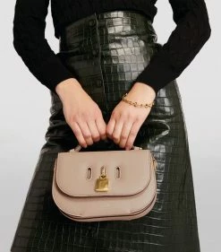 TOM FORD Leather Padlock Saddle Bag U8006 Crossbody Bags -Tom Ford Store tom ford leather padlock saddle bag 17497423 36155359 1000