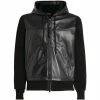 TOM FORD Leather-Panelled Jacket 001 BLK SLD Leather Jackets