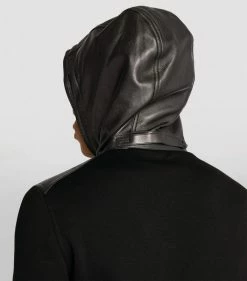 TOM FORD Leather-Panelled Jacket 001 BLK SLD Leather Jackets -Tom Ford Store tom ford leather panelled jacket 17202085 34802482 1000