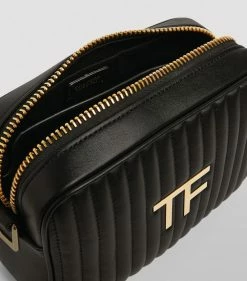 TOM FORD Leather Quilted TF Camera Bag u9000 Camera Bags -Tom Ford Store tom ford leather quilted tf camera bag 16455507 31894403 1000