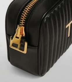 TOM FORD Leather Quilted TF Camera Bag u9000 Camera Bags -Tom Ford Store tom ford leather quilted tf camera bag 16455507 31894404 1000
