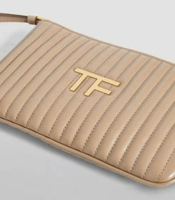 TOM FORD Leather Quilted Wrist Pouch U8006 Pouches -Tom Ford Store tom ford leather quilted wrist pouch 16454911 31894624 1000