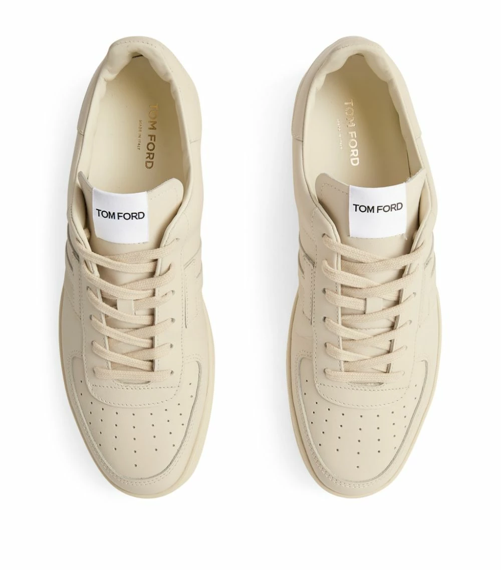 TOM FORD Leather Radcliffe Low-Top Sneakers U1002 MARBLE 3 TOM FORD Leather Radcliffe Low-Top Sneakers U1002 MARBLE - Image 3