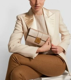 TOM FORD Leather T Clasp Bag U8006 Shoulder Bags -Tom Ford Store tom ford leather t clasp bag 16456076 31894621 1000