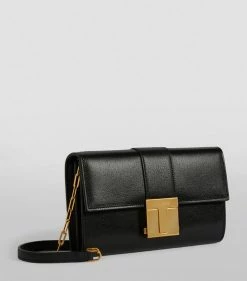 TOM FORD Leather T-Clasp Chain Shoulder Bag u9000 Shoulder Bags -Tom Ford Store tom ford leather t clasp chain shoulder bag 16455532 31894554 1000