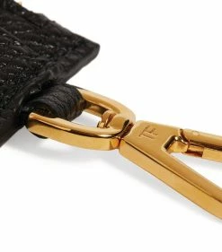 TOM FORD Leather T-Line Card Holder with Neck Strap U9000 BLACK Cardholders -Tom Ford Store tom ford leather t line card holder with neck strap 17595402 36488487 1000