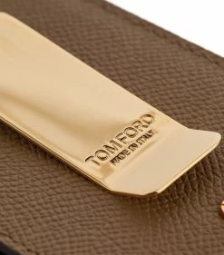TOM FORD Leather T-Line Card Holder U7099 DARK SAND Cardholders 5 TOM FORD Leather T-Line Card Holder U7099 DARK SAND Cardholders -Tom Ford Store tom ford leather t line card holder 17511931 36948906 1000