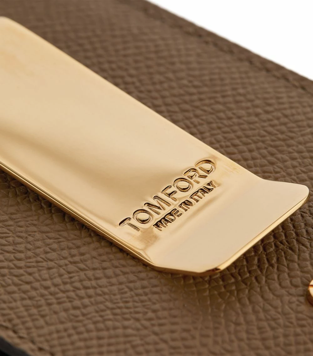 TOM FORD Leather T-Line Card Holder U7099 DARK SAND Cardholders 3 TOM FORD Leather T-Line Card Holder U7099 DARK SAND Cardholders - Image 3